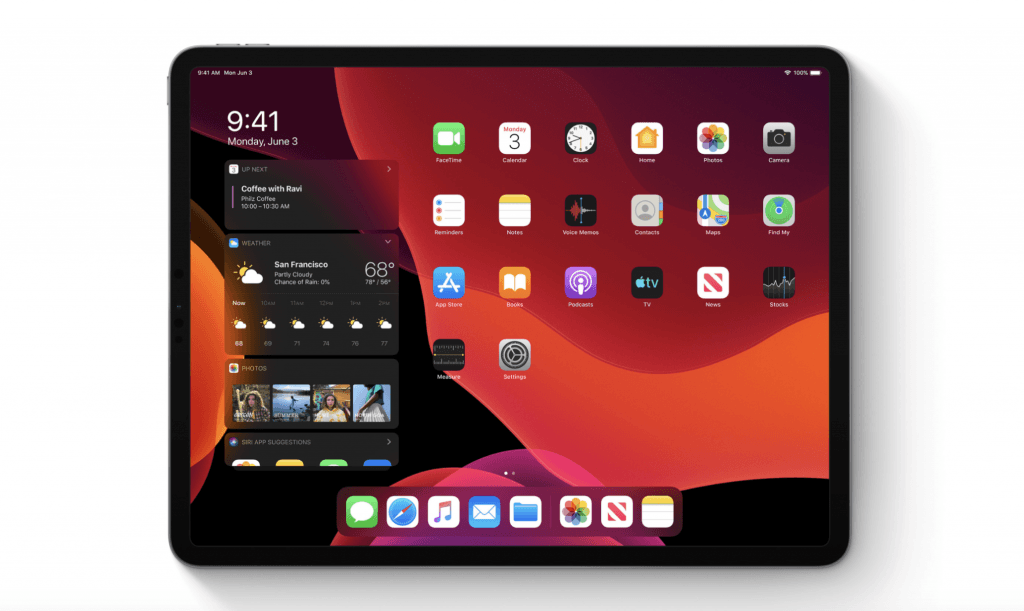 iPadOS mouse support 2060x1230