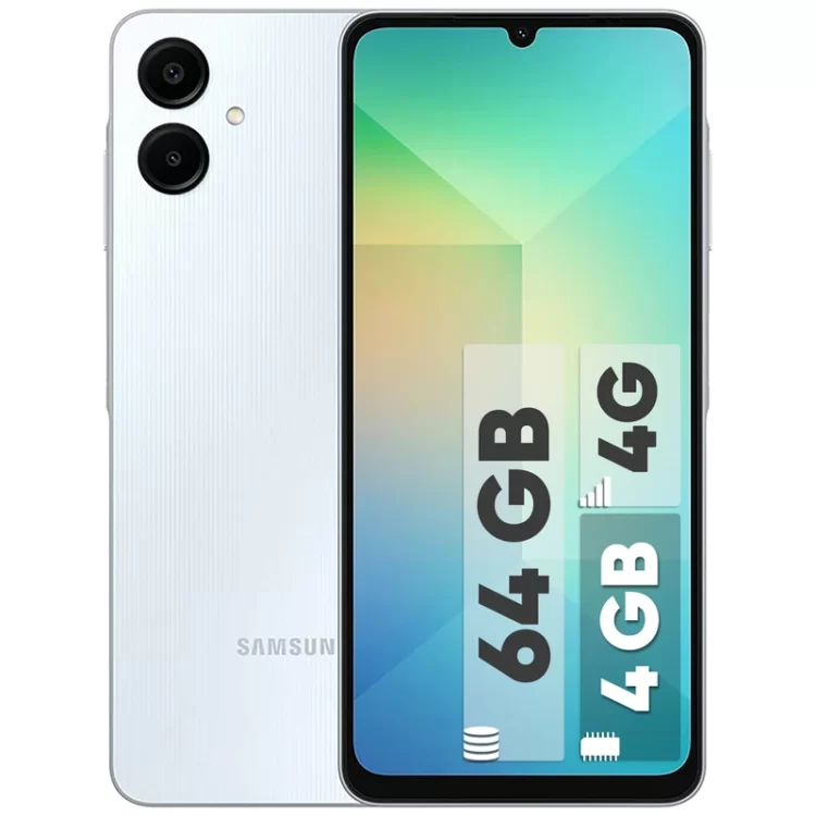 گوشی موبایل سامسونگ مدل Galaxy A06 دو سیم کارت ظرفیت 128 گیگابایت و رم 6 گیگابایت