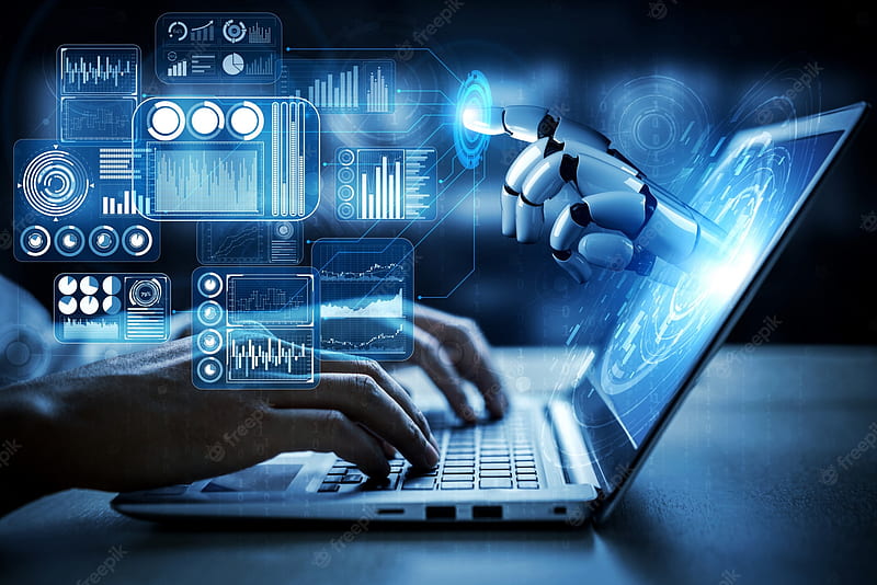 HD wallpaper artificial intelligence background vectors stock psd vision