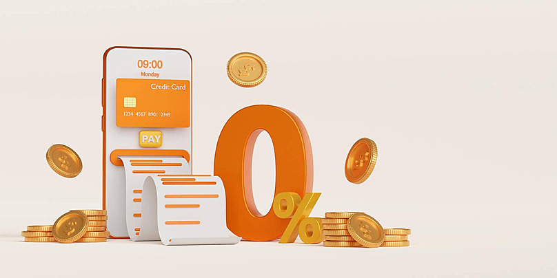 pngtree 3d illustration of smartphone shopping online credit card purchases with interest installment payments photo image 47381174