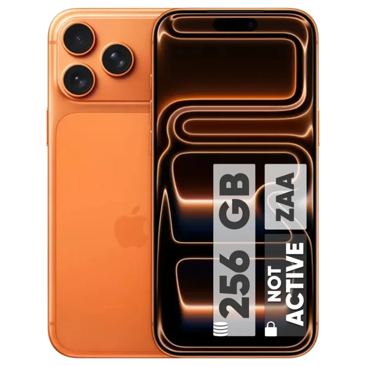 گوشی موبایل اپل مدل iPhone 17 Pro Max ZAA تک سیم کارت + eSim ظرفیت 256 گیگابایت و رم 12 گیگابایت – نات اکتیو- با کد رجیستری -گارنتی اصالت کالا