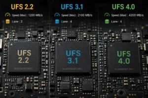 حافظه UFS چیست و چقدر روی سرعت گوشی تأثیر دارد؟ مقایسه کامل UFS 2.2، 3.1 و 4.0اطلاعات مقاله