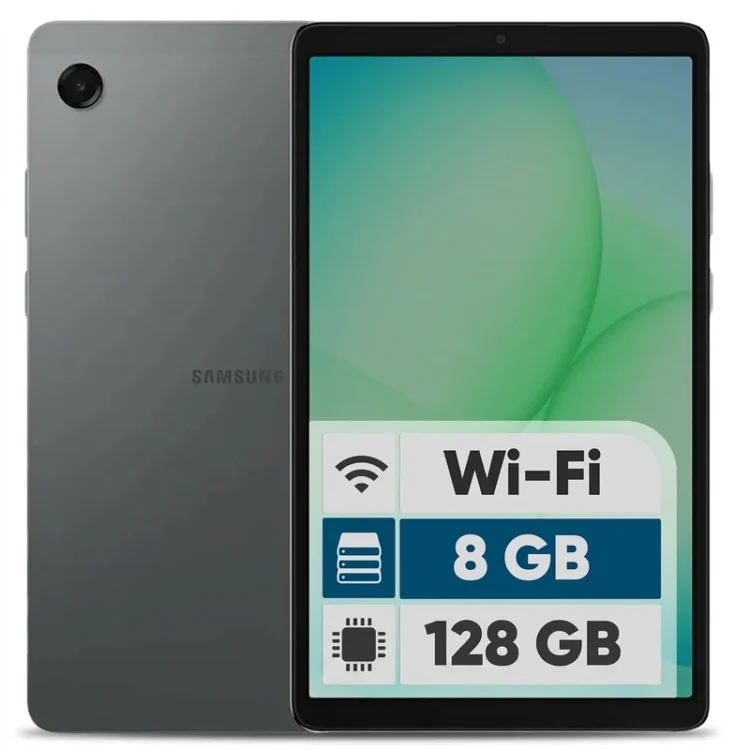 تبلت 8.7 اینچ سامسونگ مدل Galaxy Tab A11 Wi-Fi ظرفیت 128گیگابایت و رم 8 گیگابایت- گارانتی 18 ماهه رجیستر شده